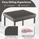 preview thumbnail 5 of 5, Costway 30" Barstools Set of 2 Upholstered Bar Height Chairs PU - See Details