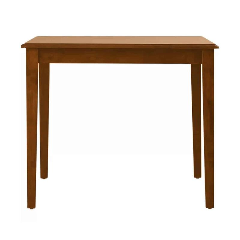 Boraam Shaker Collection Brown Wood Rustic Dining Table