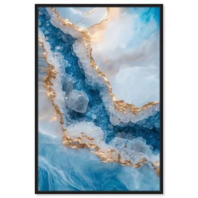 Molten Topaz I Canvas by Art Remedy