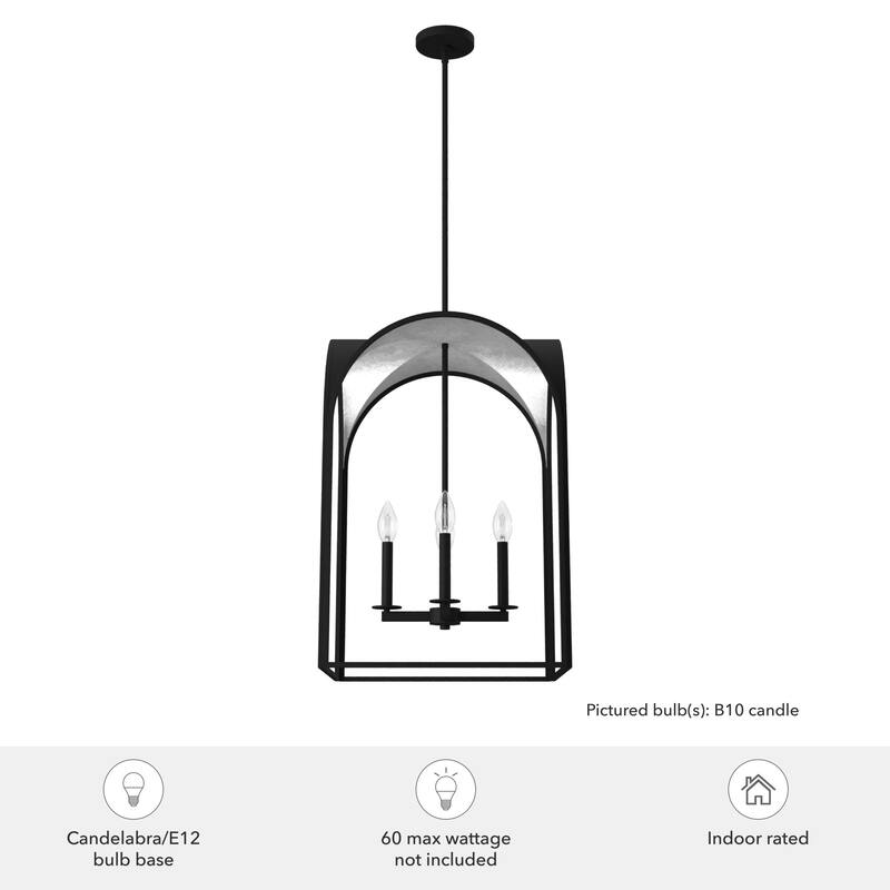 Hunter 18" Dukestown 4-Light Pendant - Kitchen Island, Dining Room, Entry - Industrial, Contemporary, Transitional