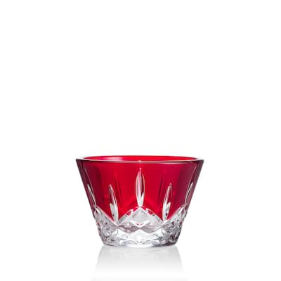 Waterford Lismore Red Votive 3.7in