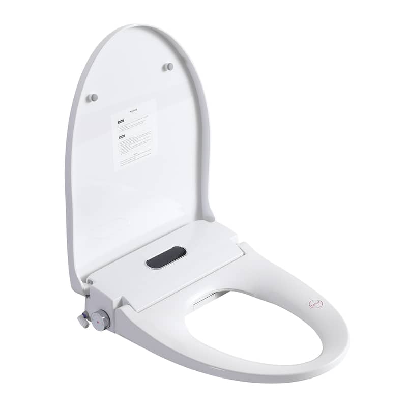 Smart Bidet Toilet Seat With Side Knob Adjustable Heated Seat With Automatic Nozzle Cleaning,Night Light,Only Seat