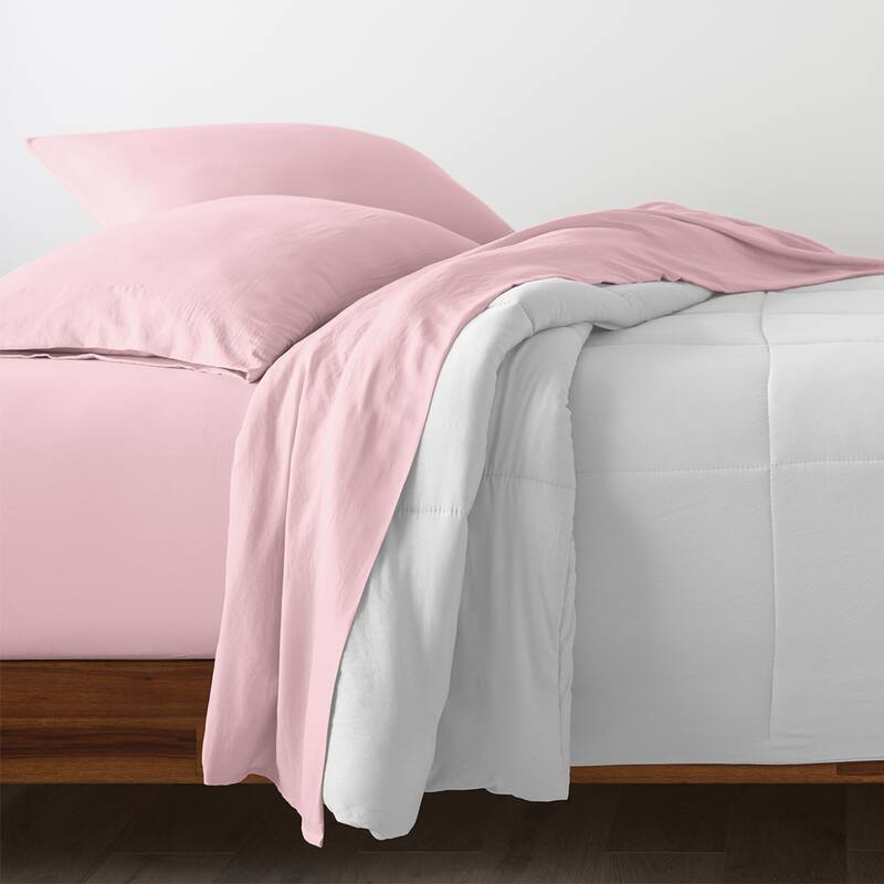 100% Cotton Percale Cool and Crisp Deep Pocket Sheet Set
