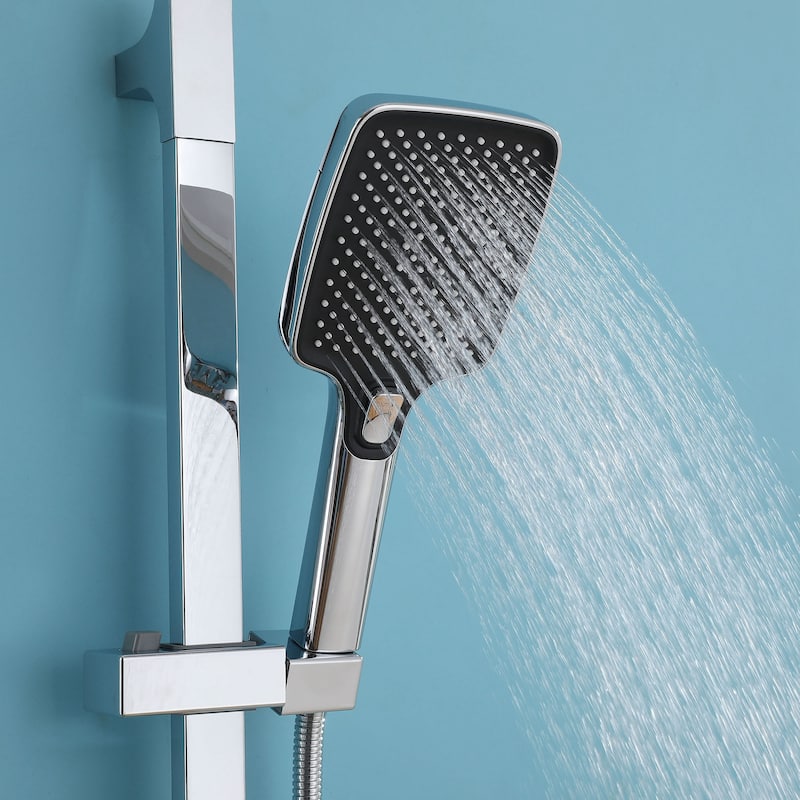 White Bathtub Faucet Shower Faucets System