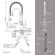 preview thumbnail 39 of 87, WOWOW Single Handle Gooseneck Pull Down Sprayer Kitchen Faucet