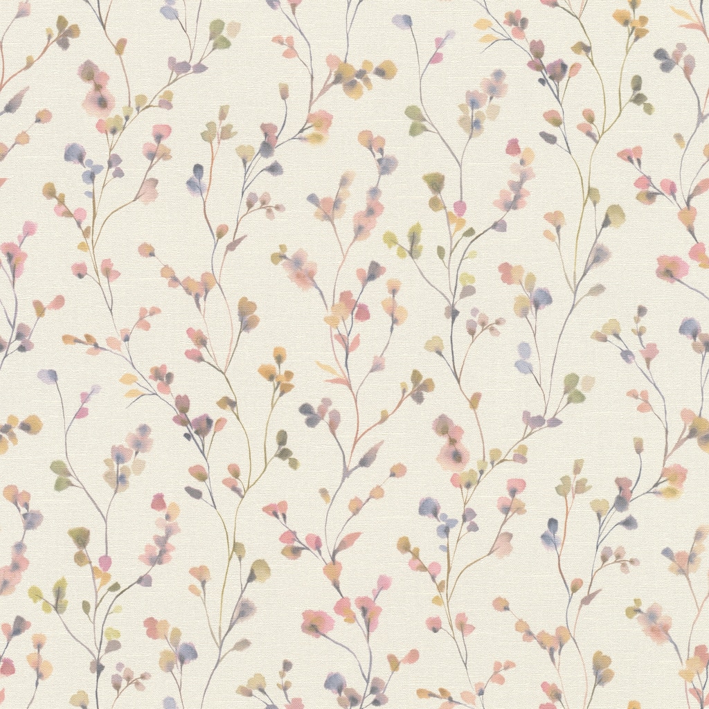 A-Street Prints Romy Pink Springtime Trail Wallpaper