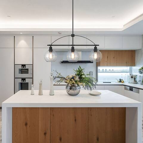 Acroma 3 - Light Kitchen Island Modern Pendant-UL - 4.65"*8"*25.24"-67.24"