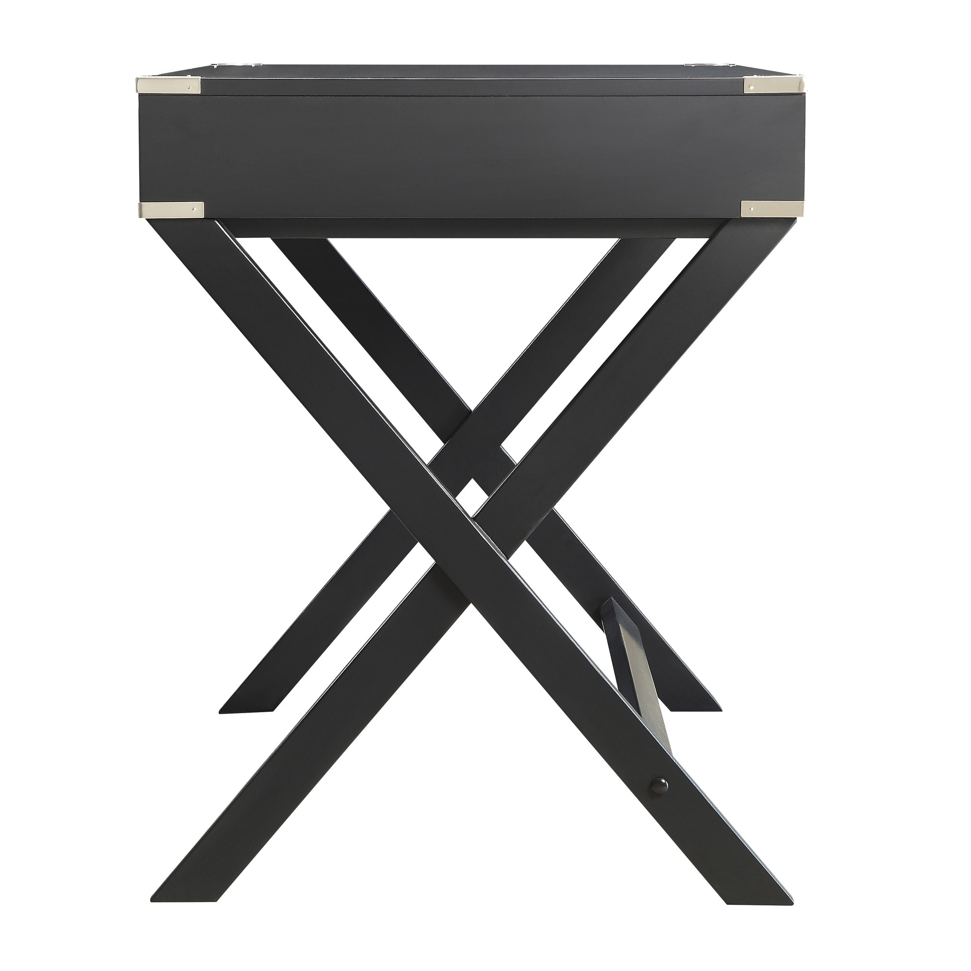 Kenton x base wood accent campaign writing desk inspire q modern clearance