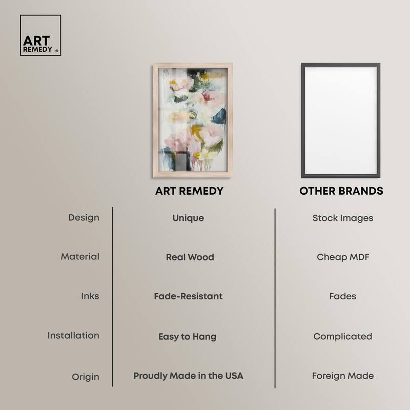 Dripping Colors I Shadowbox by Art Remedy