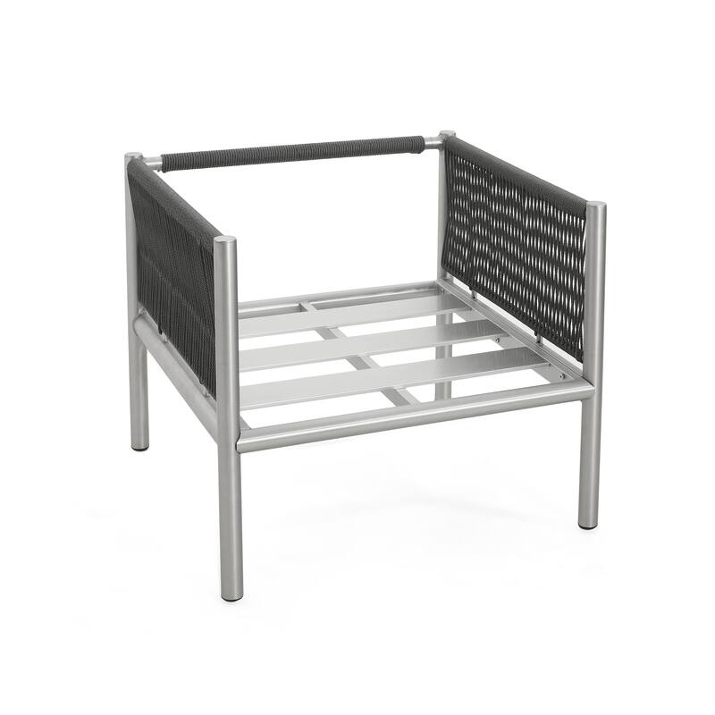 Brickell Outdoor Patio Club Chairs with Cushions by Christopher Knight Home
