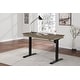 preview thumbnail 10 of 15, Farmhouse Electric Sit/Stand Desk, Height Adjustable Table, Blue 48"W x 30"-45"H x 24"D - Sage Green