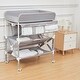 preview thumbnail 7 of 5, Foldable Diaper Change Table with Wheels, Adjustable Height