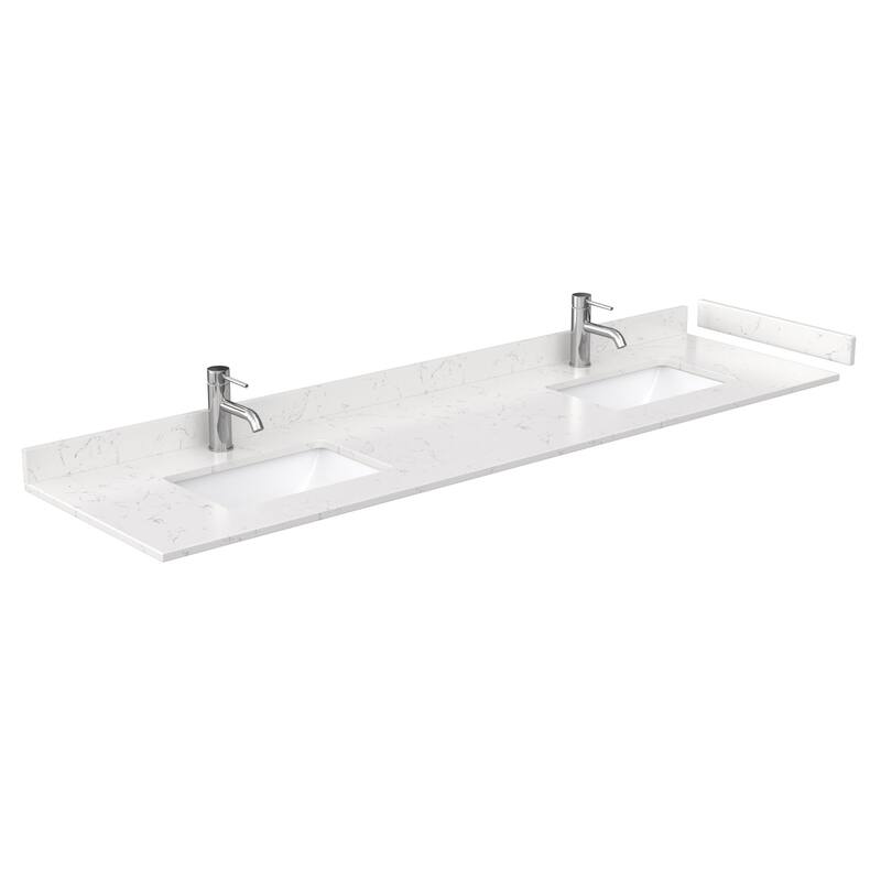 Wyndham Collection Maroni 80" Free Standing Double Basin Vanity Set