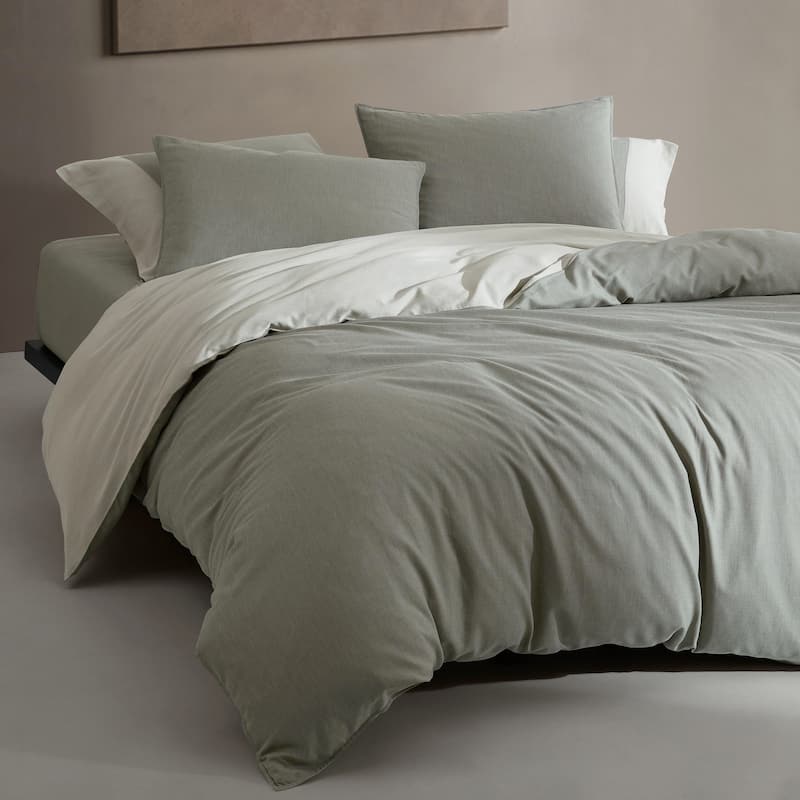 Calvin Klein Contrast Weave Reversible Duvet Cover Set