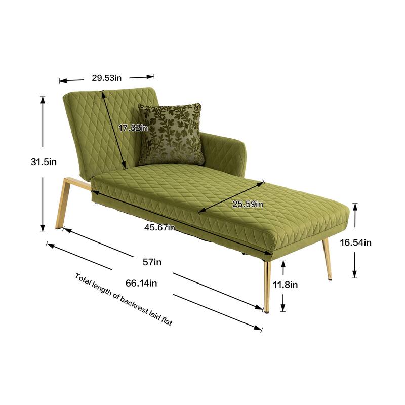 COOLMORE Velvet Sofa Loveseat Sofa with metal feet