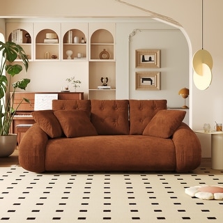 Foldable Corduroy Sleeper Sofa Bed