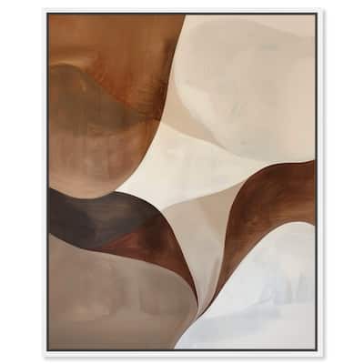 Art Remedy Dream Away Ii Framed Abstract Shapes 1 Piece Canvas Wall Art
