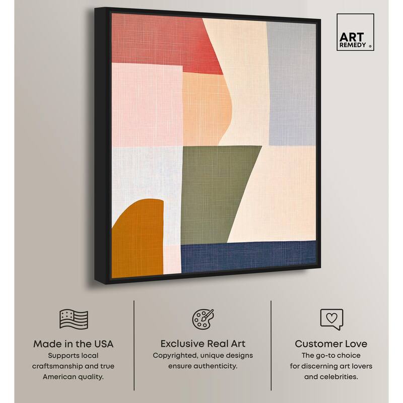 Planar Patchwork I Canvas by Art Remedy