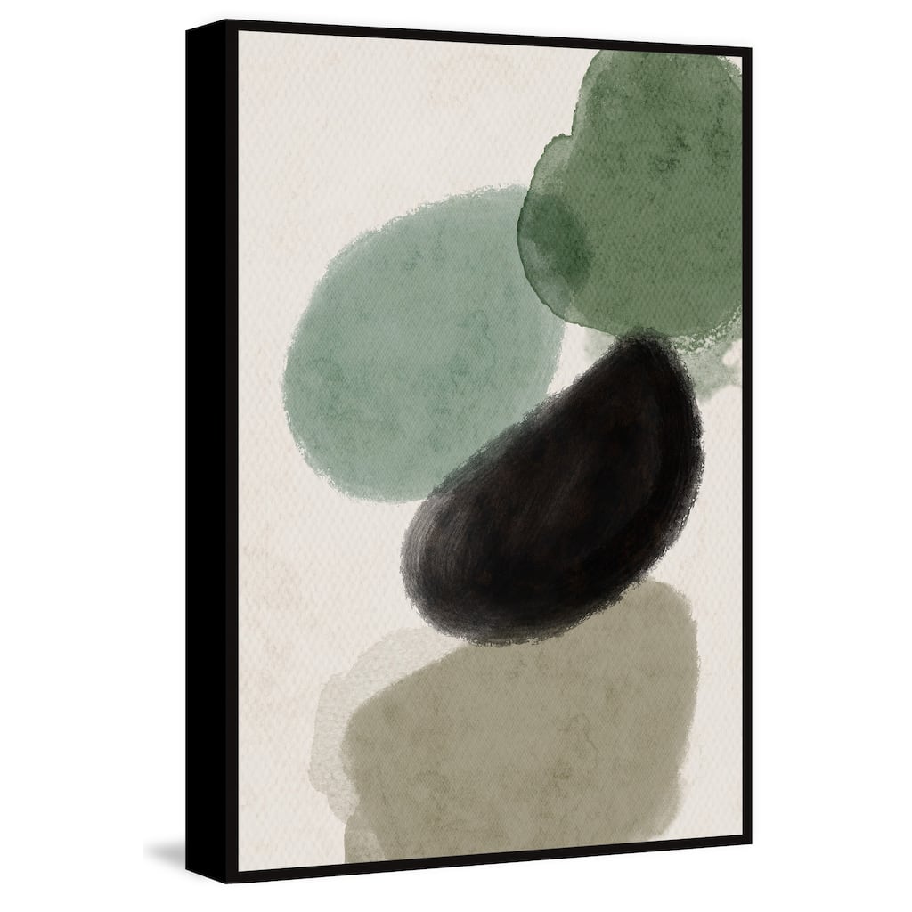 'We Belong Together' Floater Framed Painting Print on Canvas