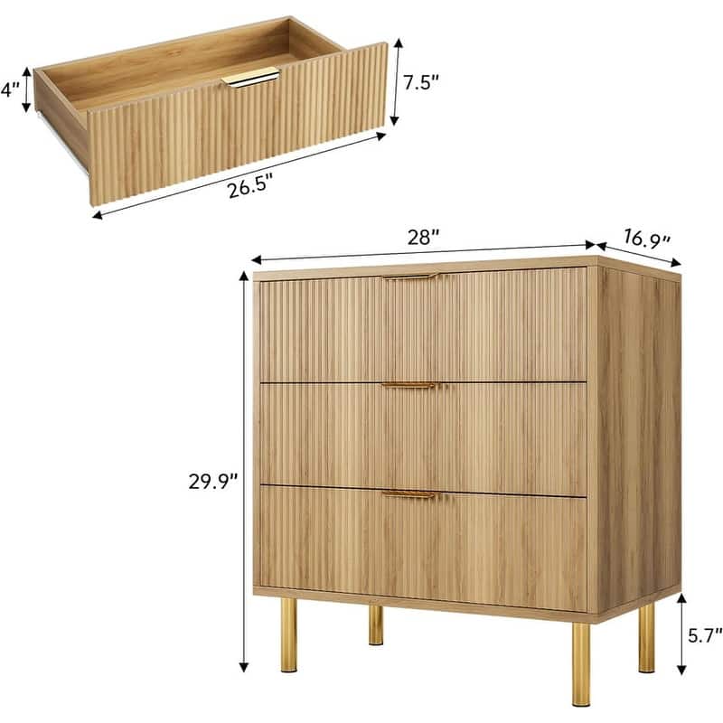 YJ three drawer plastic side table