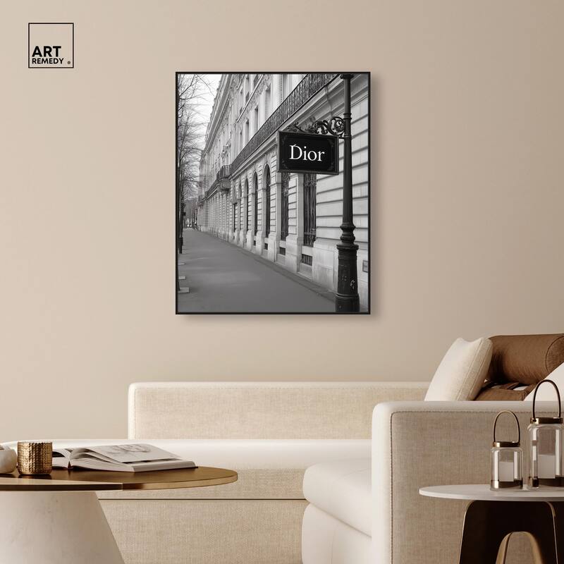 Parisian Street Canvas by Art Remedy