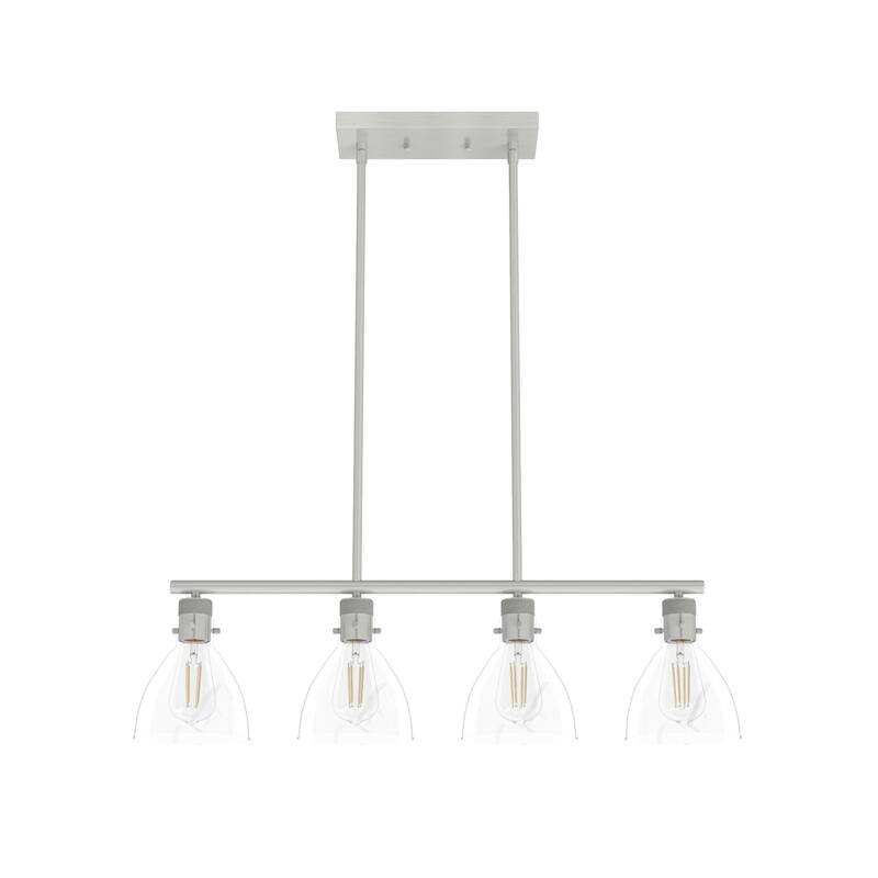 Hunter Van Nuys Linear Chandelier - Kitchen Island, Dining Room - Industrial, Modern Farmhouse, Transitional
