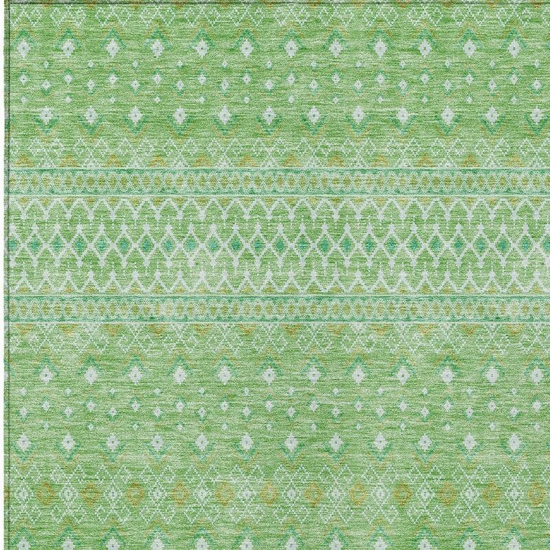 HomeRoots Tribal Transitional Rectangle Outdoor Rug