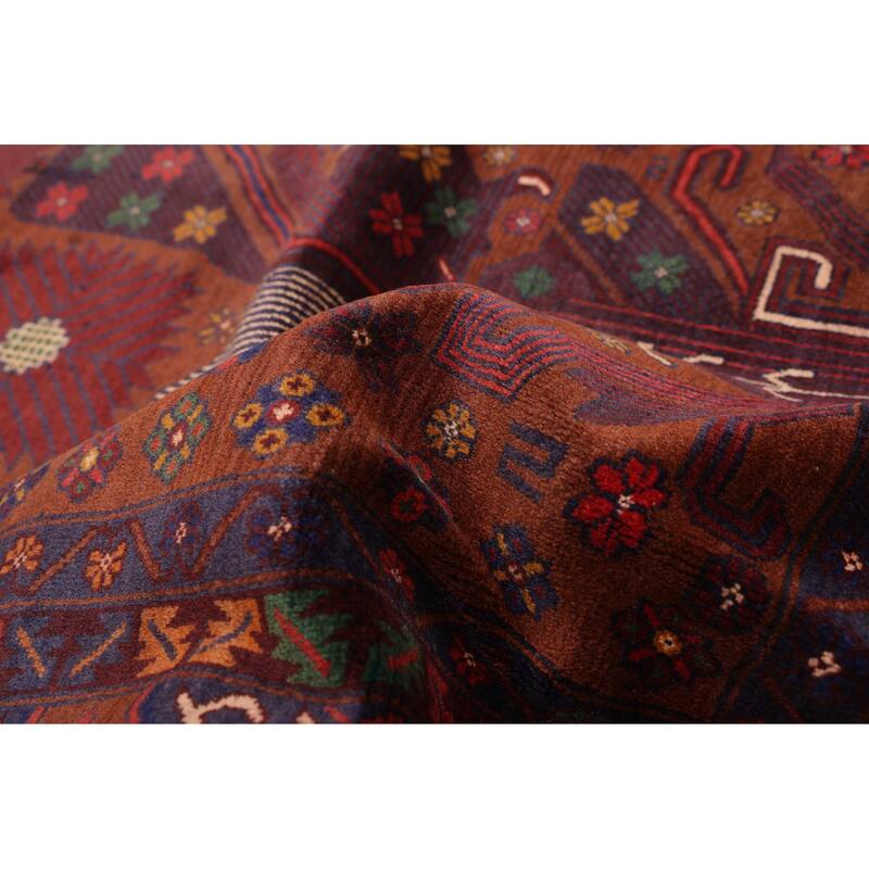 ECARPETGALLERY Hand-knotted Teimani Brown Wool Rug - 3'9 x 6'6