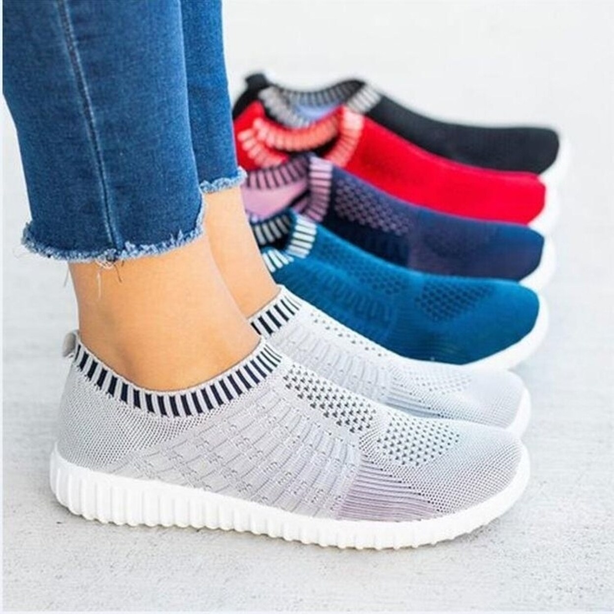 inexpensive slip on sneakers