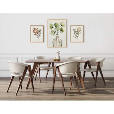 Kate and Laurel Sylvie Greenery Canvas Art Set by Sara Berrenson