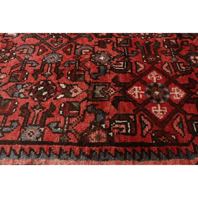ECARPETGALLERY Hand-knotted Andelz Red Wool Rug - 5'3 x 10'11