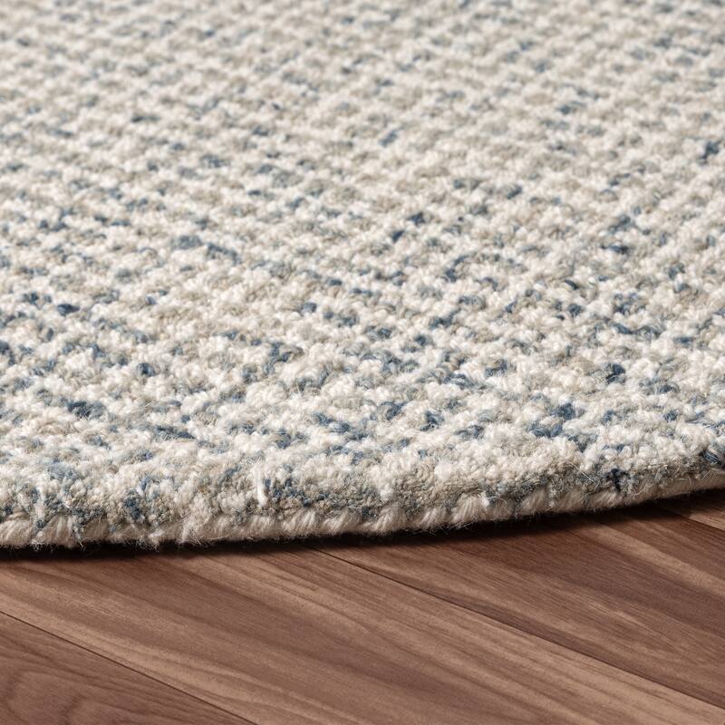 Noah Contemporary Geometric Wool Indoor Area Rug by Sevita