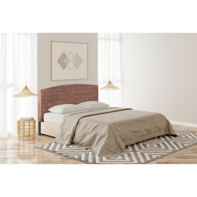Nusa Woven Banana Leaf Headboard