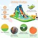 preview thumbnail 7 of 7, Inflatable Water Slide with Splash Pool and Climbing Wall for Oudoor Indoor without Blower