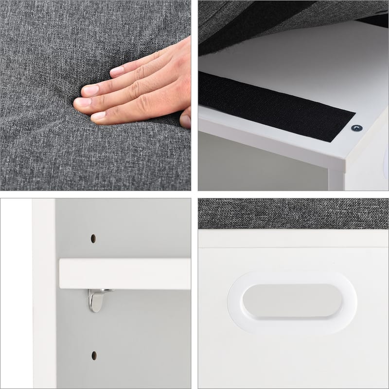 Small Shoe Bench for Entryway with Cushion Shoe Bench with Storage and Seating, Seat Entryway Shoe Rack, Entryway