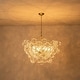 preview thumbnail 13 of 19, Brass Luxury Faceted Glass Globe Cluster Bubble Chandelier