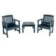 preview thumbnail 15 of 73, HIGHWOOD Lehigh Garden Chair Conversation Set Federal Blue