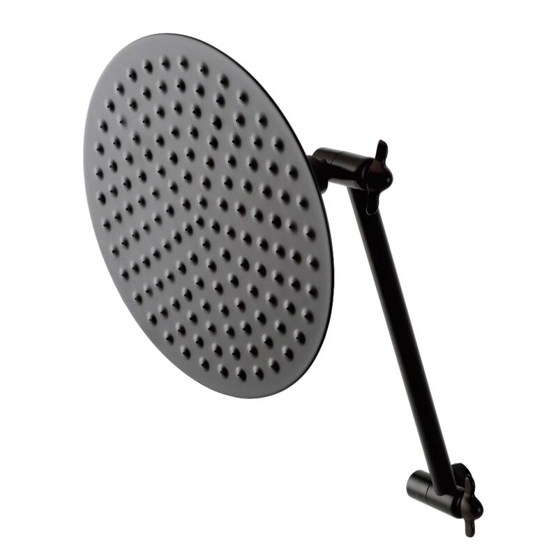 Victorian Shower Head with Adjustable Shower Arm - Polished Chrome