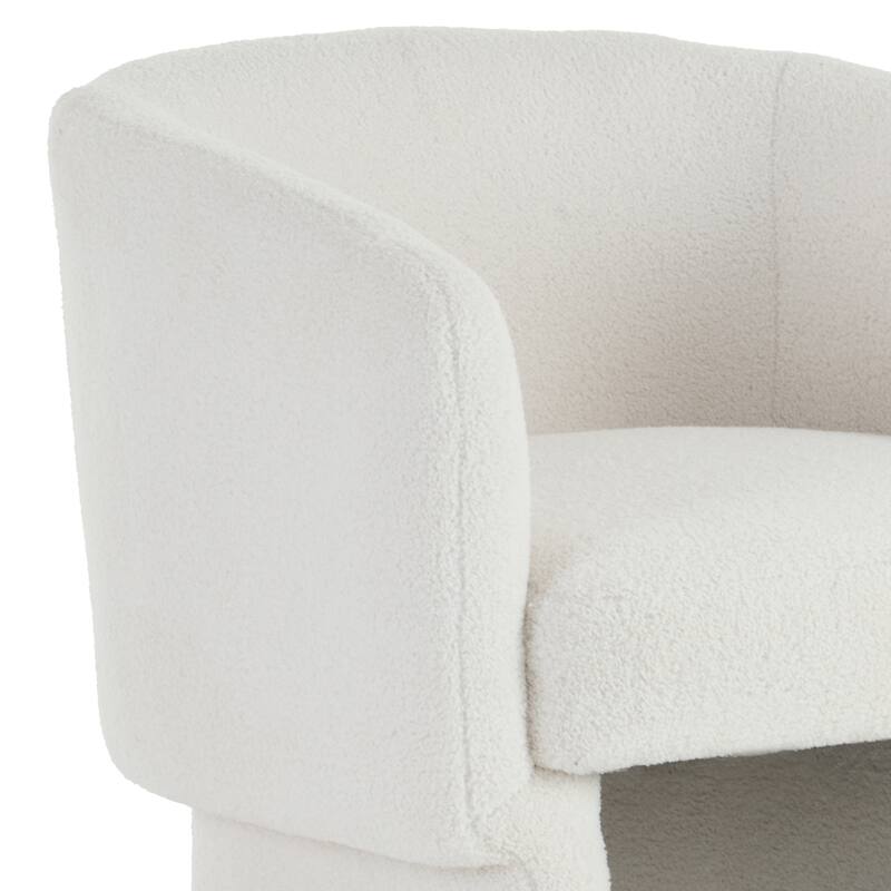 Contemporary Velvet Accent Chair
