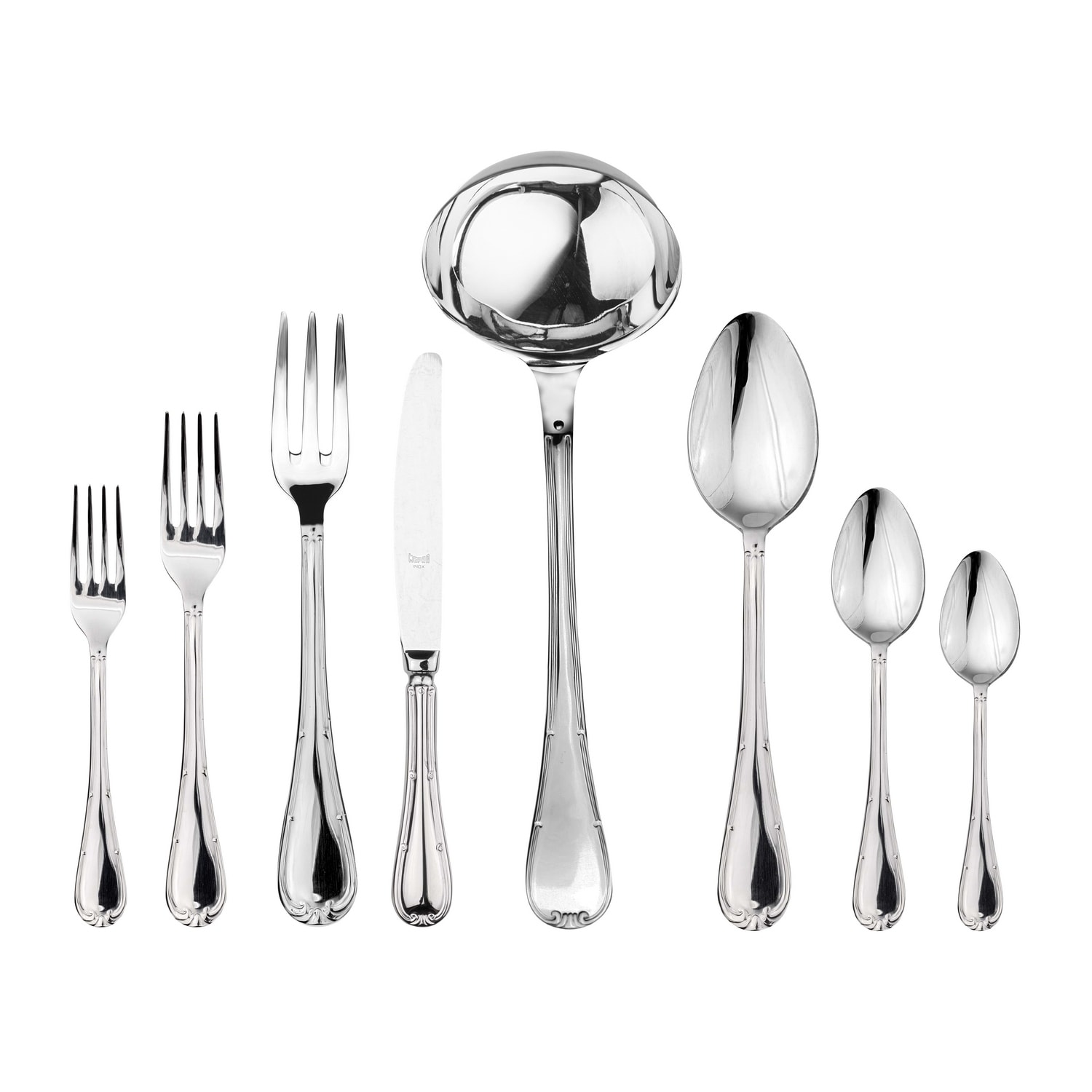 Mepra Raffaello Flatware Set - 43 Pieces - Stainless Steel
