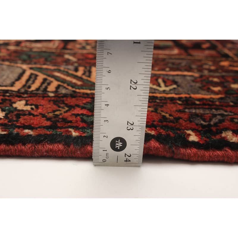 ECARPETGALLERY Hand-knotted Andelz Red Wool Rug - 4'9 x 8'5