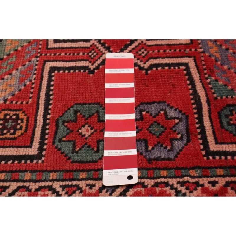 ECARPETGALLERY Hand-knotted Melis Vintage Red Wool Rug - 3'2 x 6'1