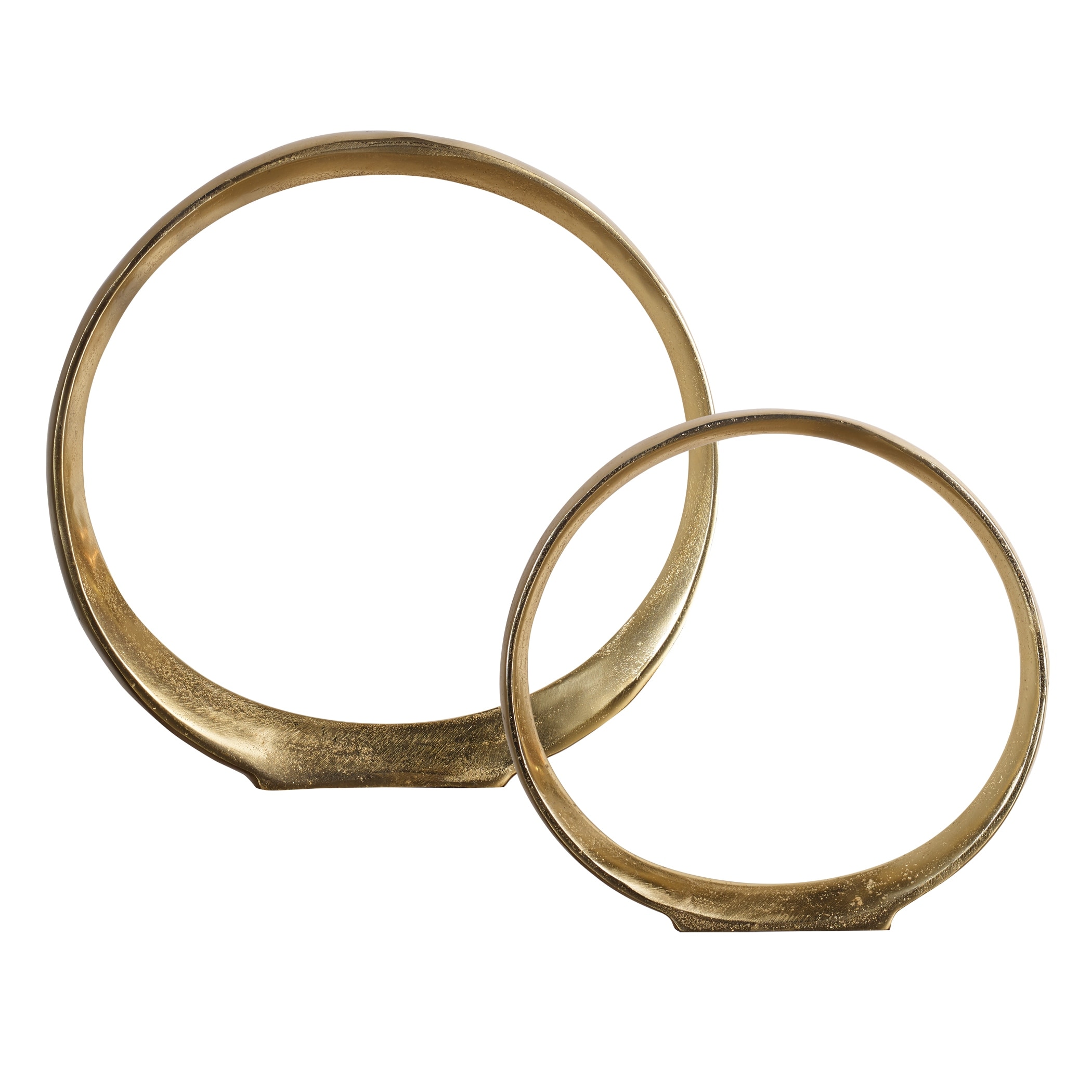 Uttermost Jimena Gold Ring Sculptures (Set of 2)