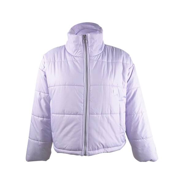 Celebrity Pink Juniors Cropped Puffer Coat Overstock