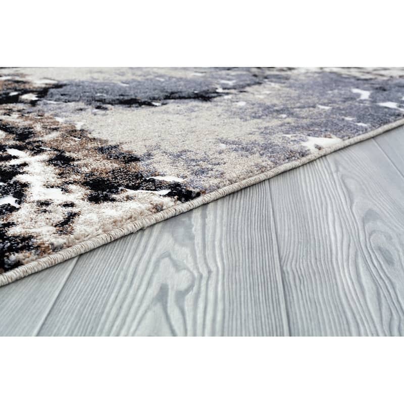Sofia Abstract Polypropylene Area Rug