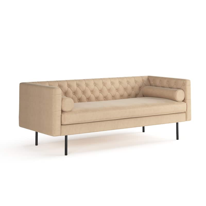 Barnaby Velvet Sofa - Sand Velvet