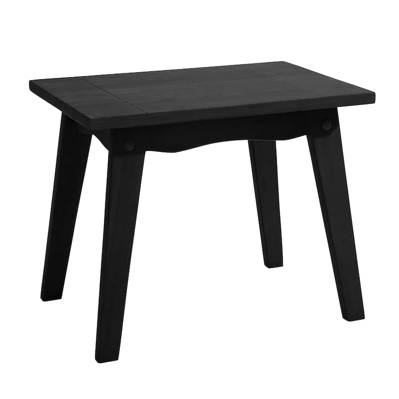 3-piece Outdoor Patio Teak Wood Club Chairs with Side Table