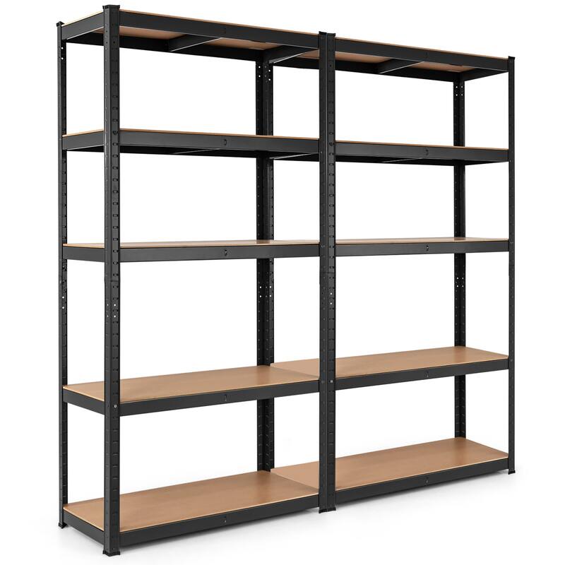 Gymax 30''x60'' Adjust 5 Level Garage Tool Shelf Storage 2000lbs