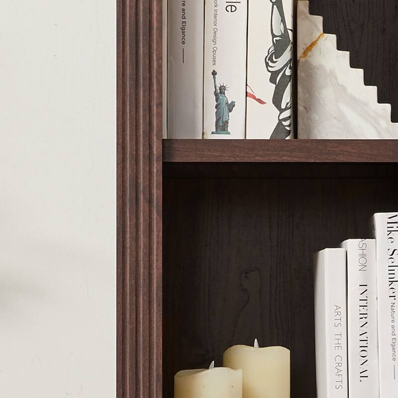 Halston 72.5" Tall Modular Bookcases Bookshelves 5-Tier Display Shelves Organizer and Storage