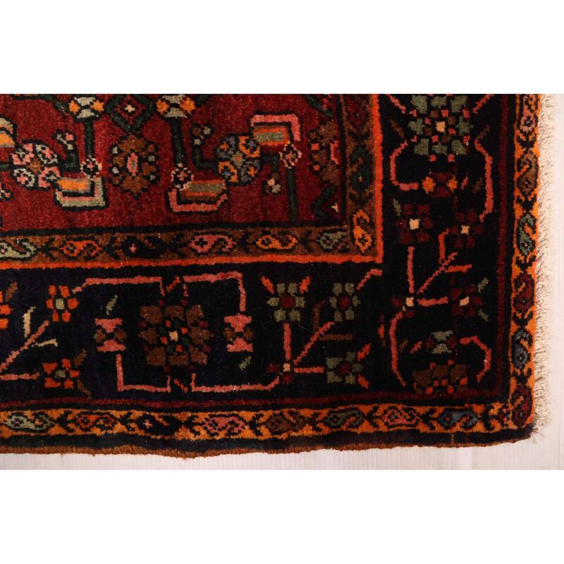 ECARPETGALLERY Hand-knotted Konya Anatolian Black, Red Wool Rug - 4'7 x 8'4